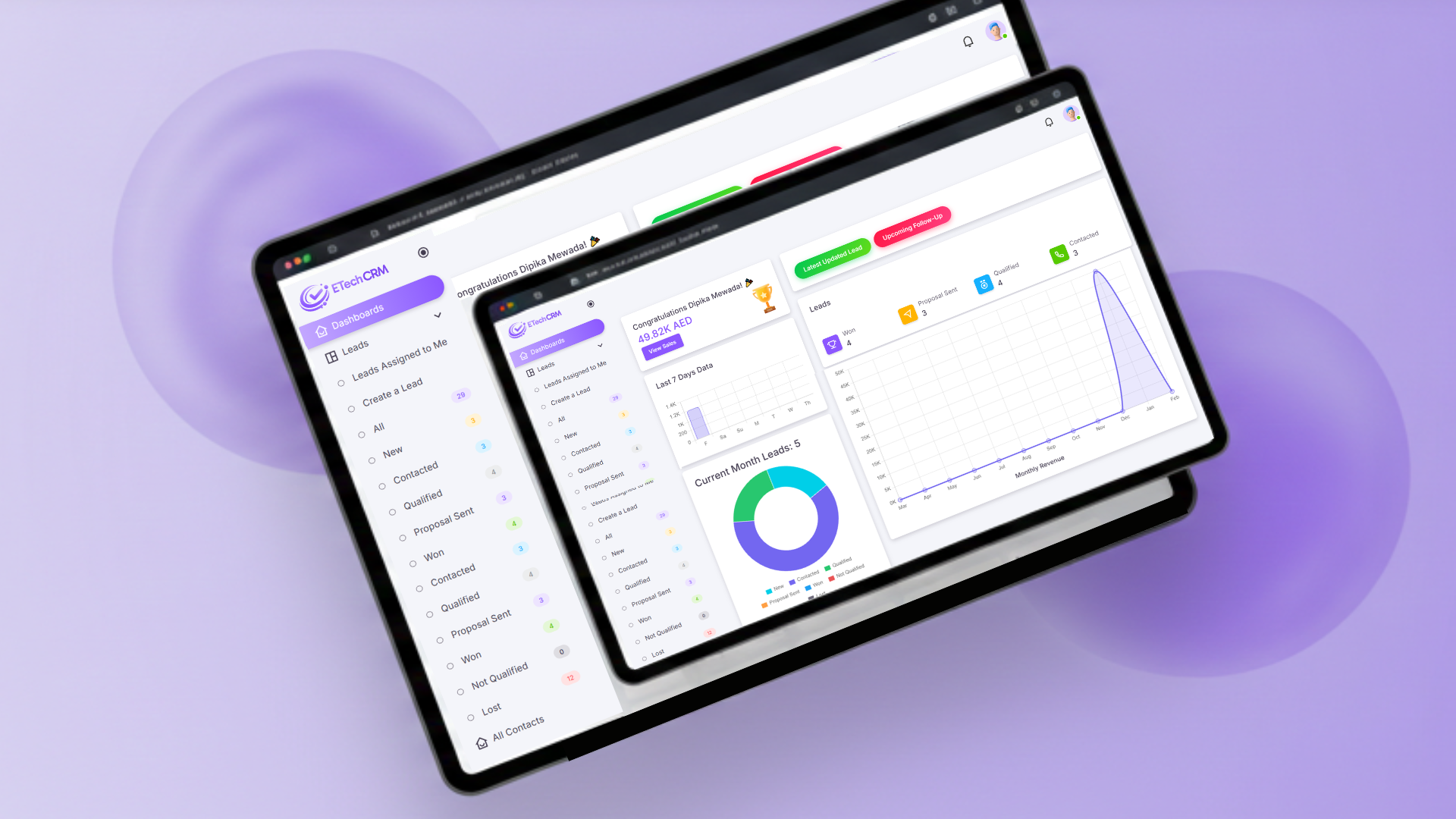 ETechCRM Dashboard